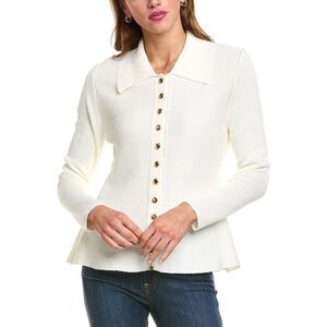 Colette Rose Womens Sweater, White